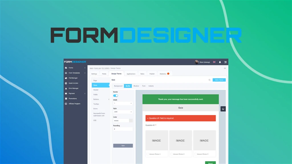FormDesigner: The Easy Way to Build User-Friendly Forms