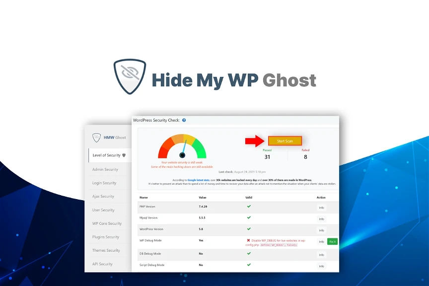 Hide My WP Ghost – Security Plugin